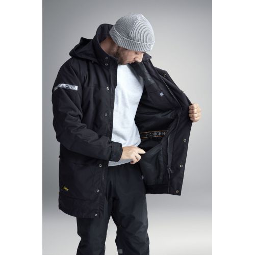 1800 Parka impermeable con aislamiento AllroundWork 37.5® negro